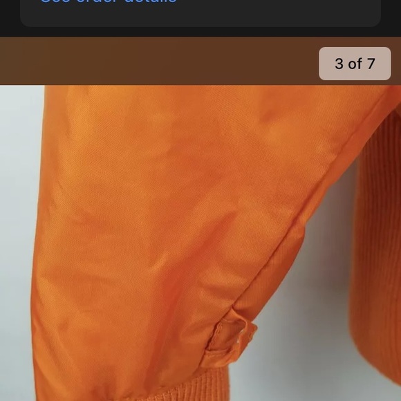 Helly Hansen Thinsulate womens’ XL reversible orange + white zip front jacket. - Picture 4 of 7